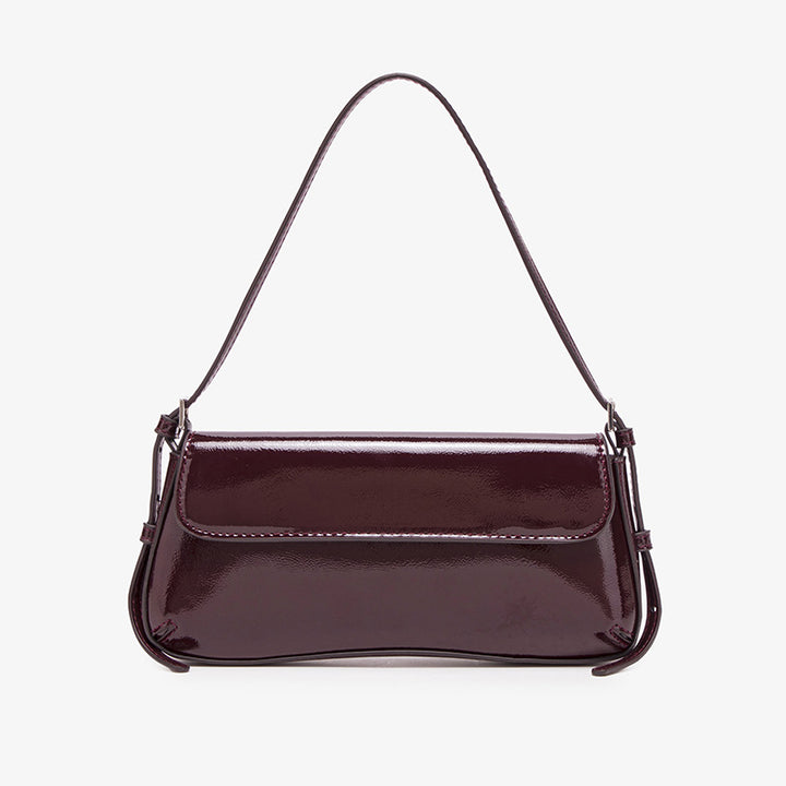 Elegant Glossy Handheld Clutch Bag