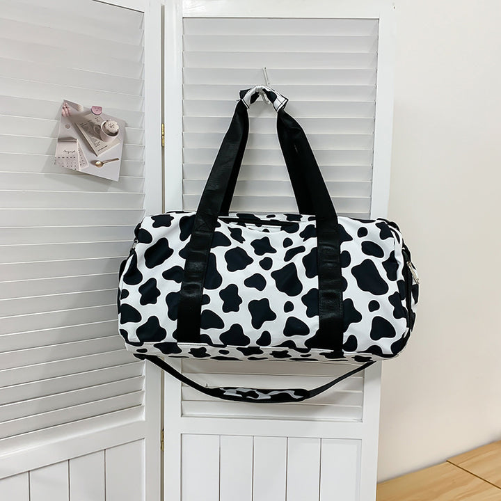 Fashionable Zebra Patterned Gym Duffle Bag Kalsten