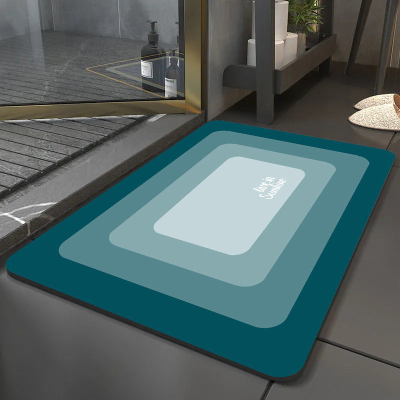 Modern Layered Bathroom Mat Kalsten