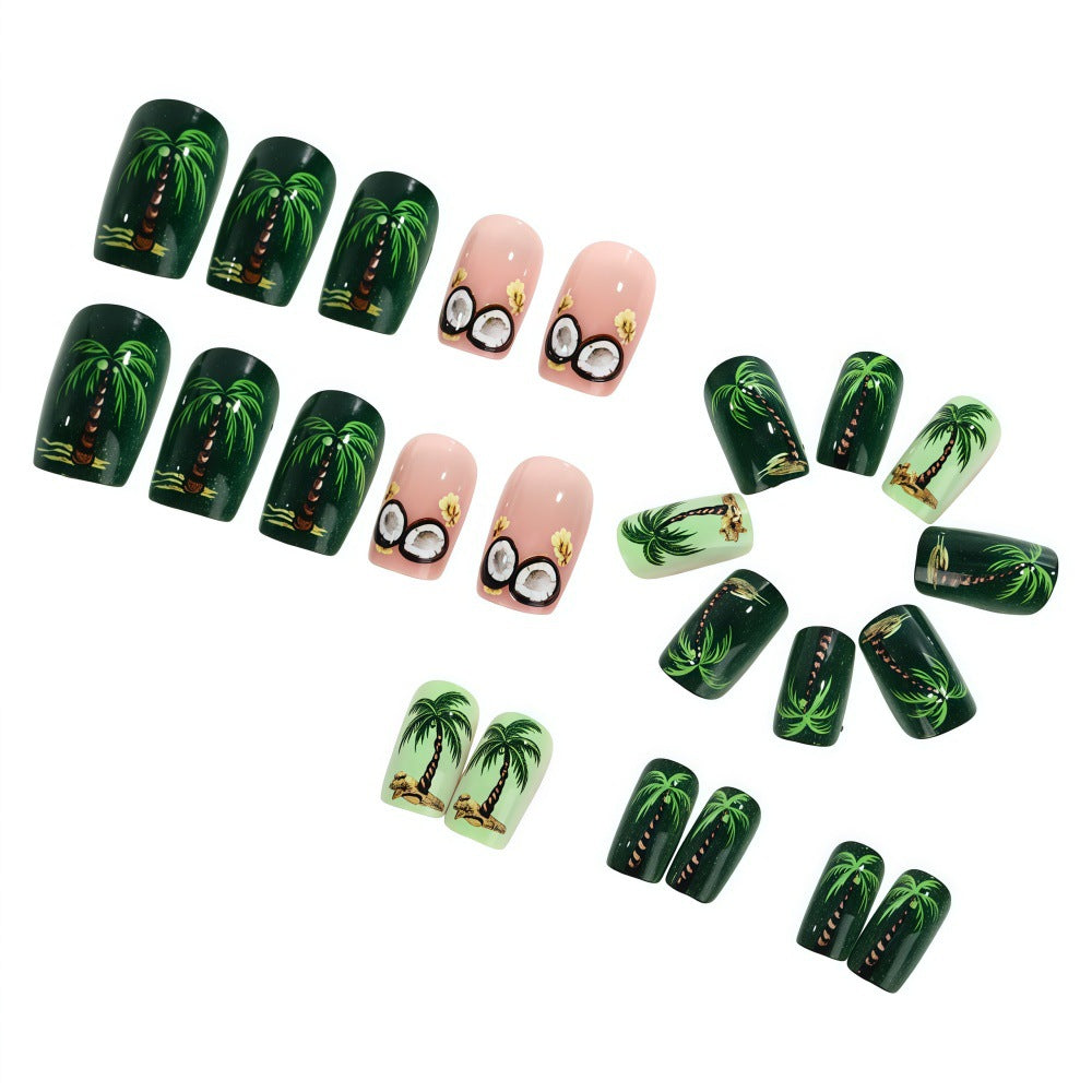 Tropical Style Artificial Nails Kalsten