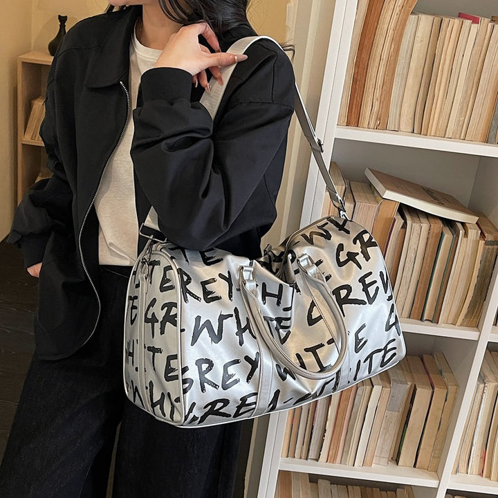 Stylish Graphic Print Duffle Bag Kalsten