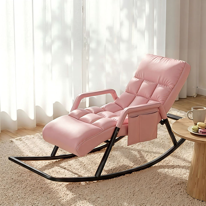 Ladies rocking chair with ergonomic design and luxurious upholstery Kalsten