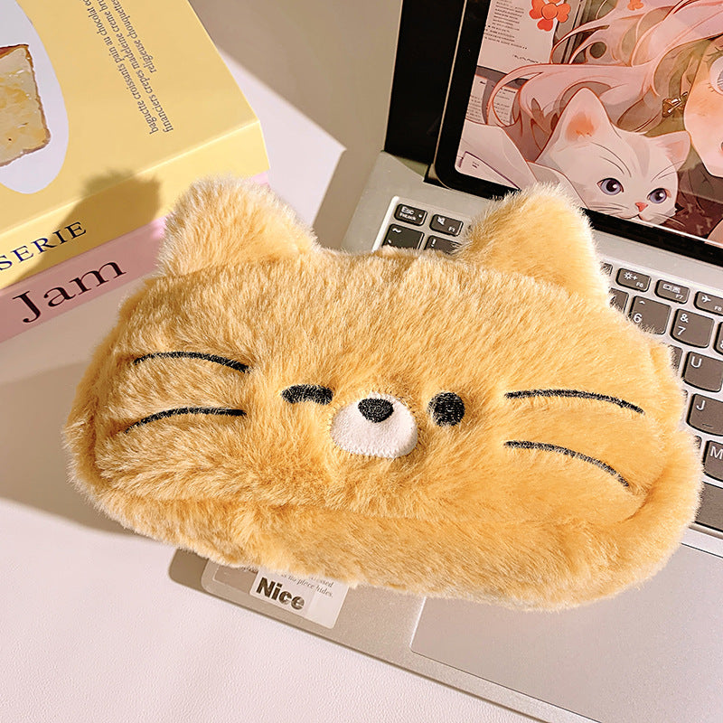Plush pillow with cat motif Kalsten