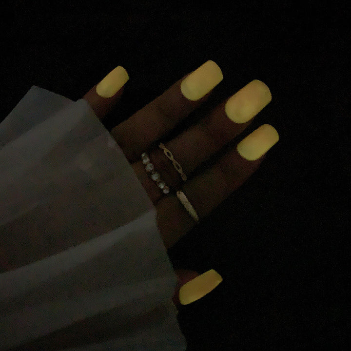 Neon Glossy Nail Extensions
