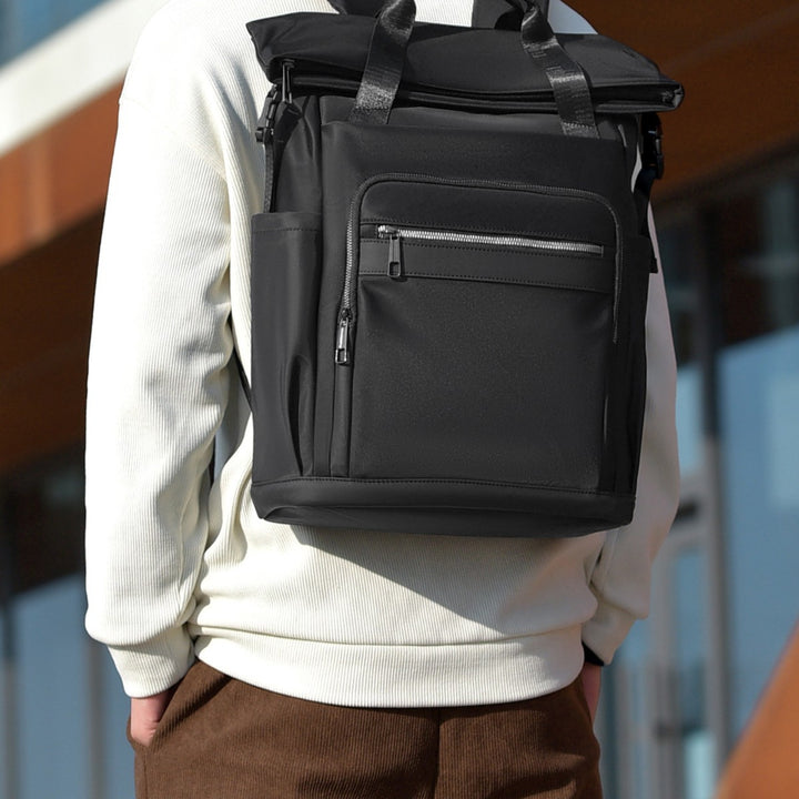High-Capacity Waterproof Roll-Top Backpack Kalsten