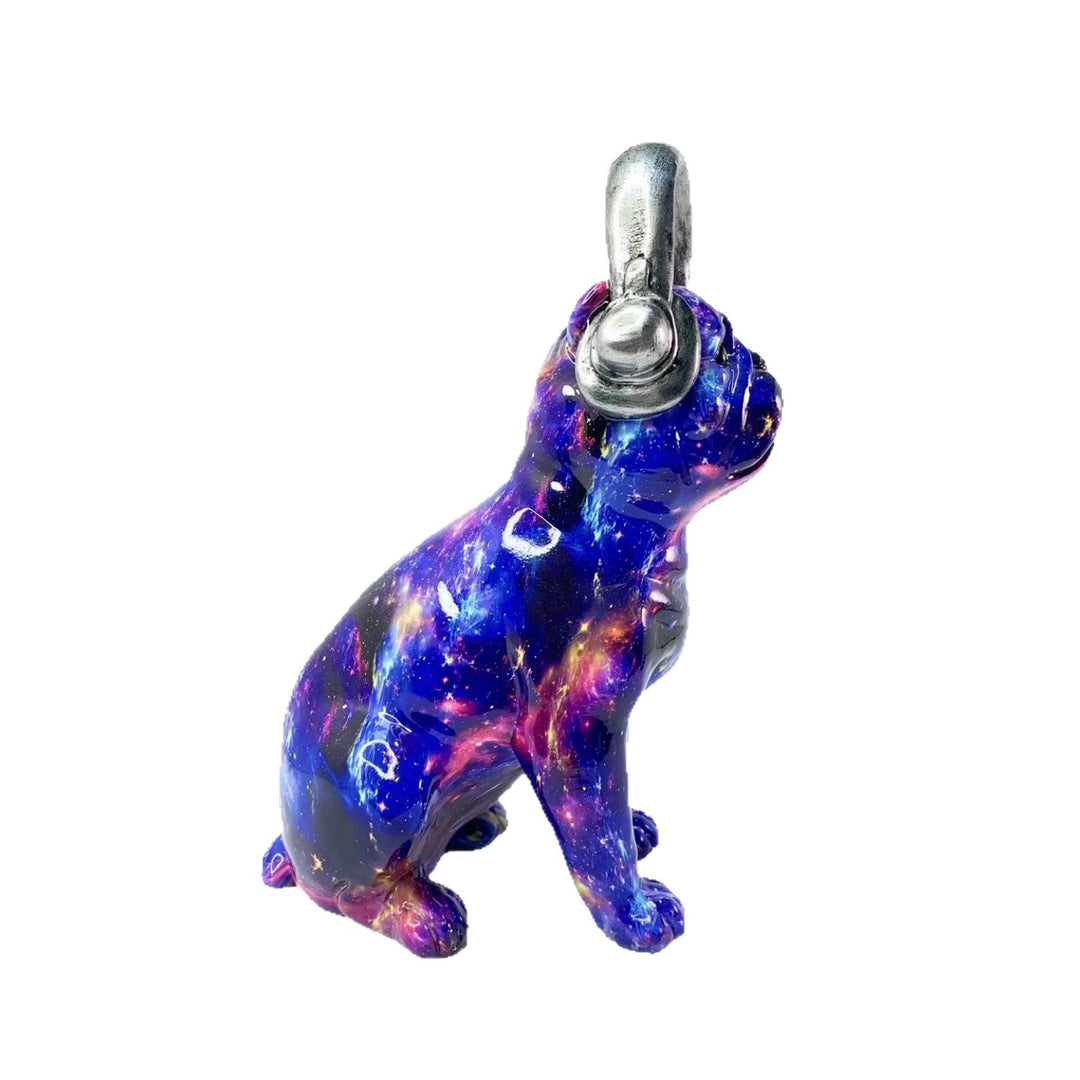 Colorful decorative figure of a dog in modern design Kalsten