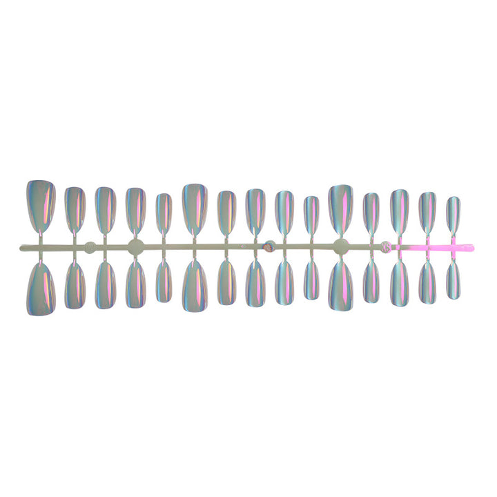 Iridescent Press-On Nail Art Set