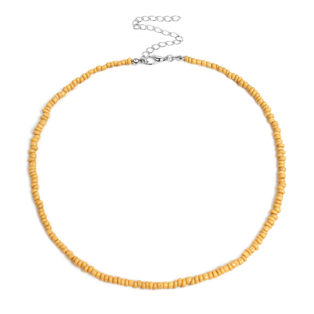Colorful Beaded Choker Necklace Kalsten