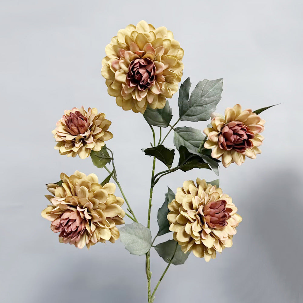 Elegant Artificial Dahlia Bouquet