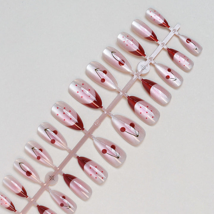 Floral Design Press-On Nails Kalsten