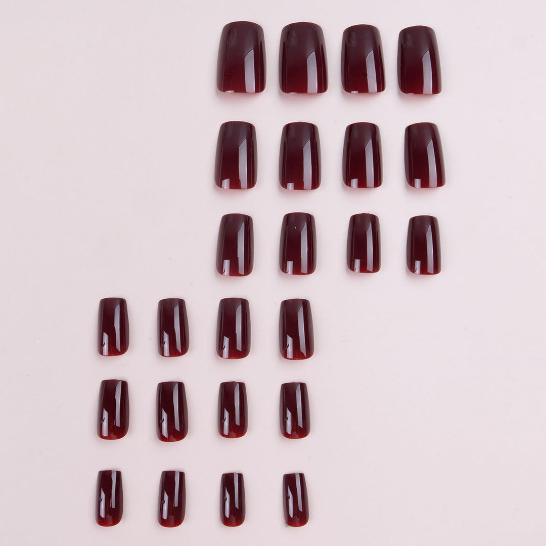Glossy Square Press-On Nails  1791110706