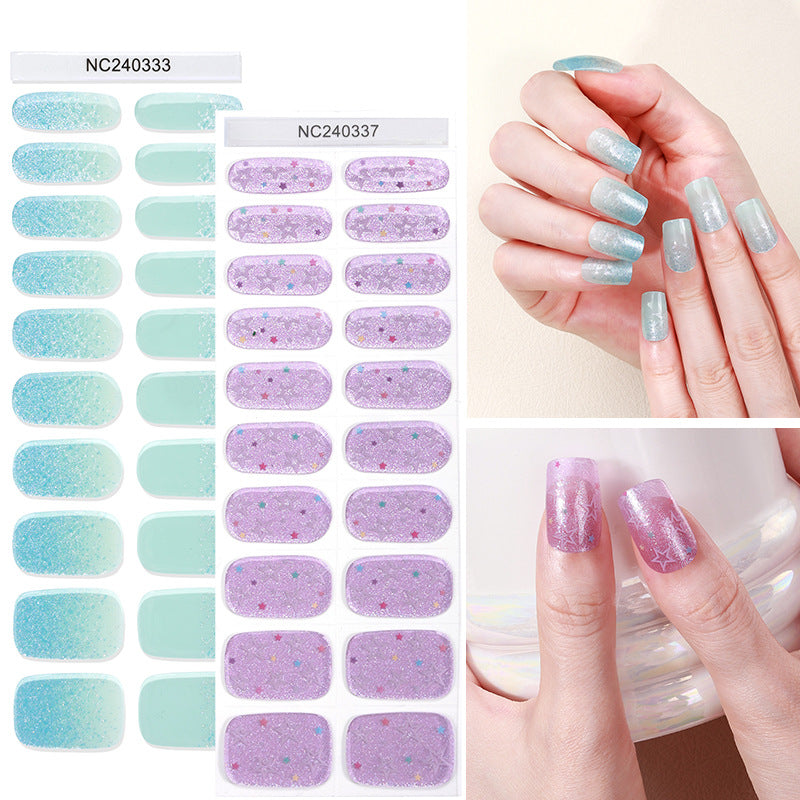 Glittery Nail Stickers