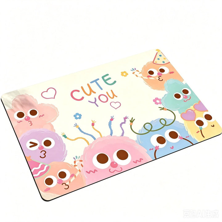 Cute Cartoon-Themed Area Mat