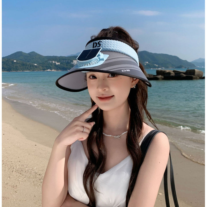 Adjustable sun visor with UV protection and padded headband Kalsten