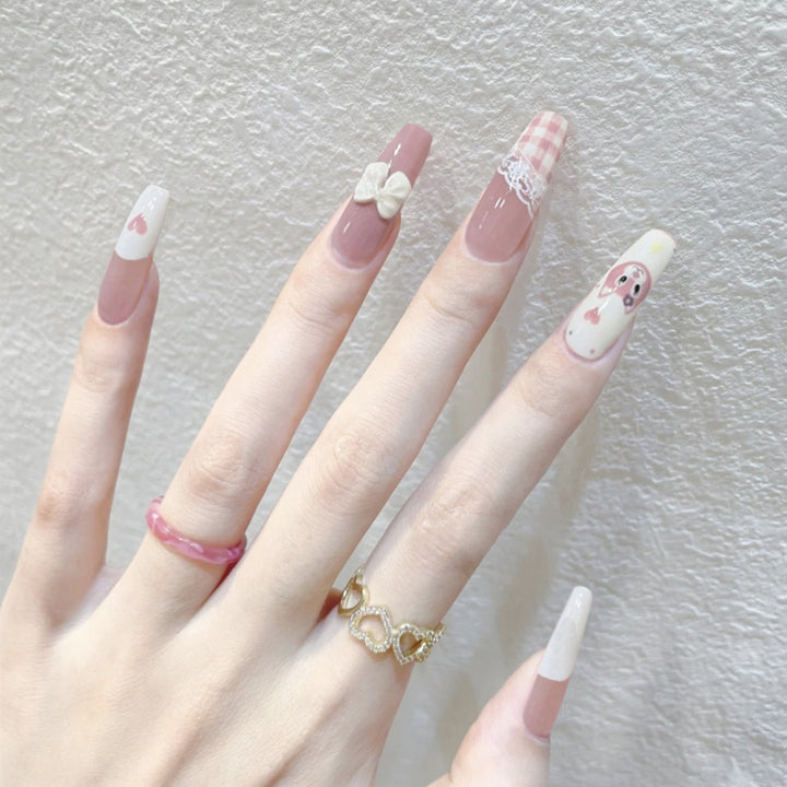 Creative Themed Press-On Nail Art Set