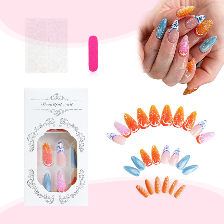 Creative nail set in cheerful fruit design Kalsten