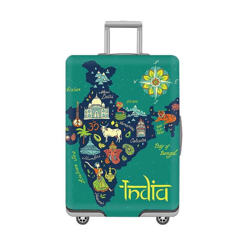 Cartoon Cat Design Hard Shell Luggage Kalsten