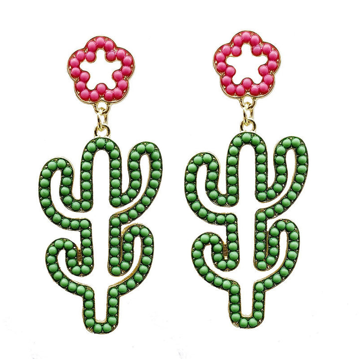Pineapple-Themed Dangle Earrings Kalsten