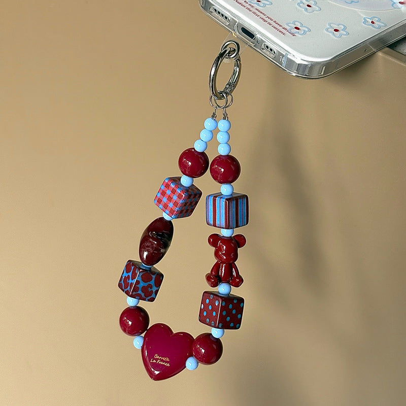 Colorful Beaded Keychain Holder Kalsten 1790134999