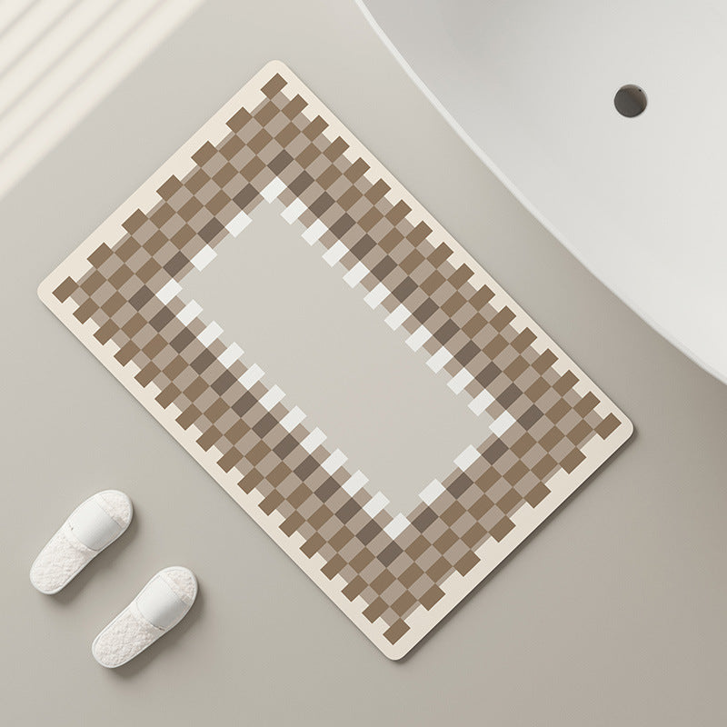 Textured Bathroom Mat Kalsten