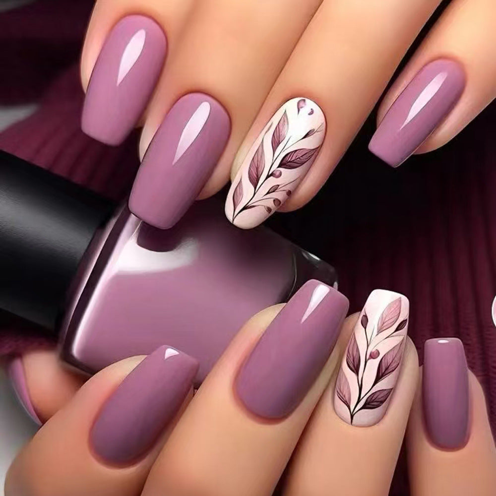 Artistic Floral Nail Art
