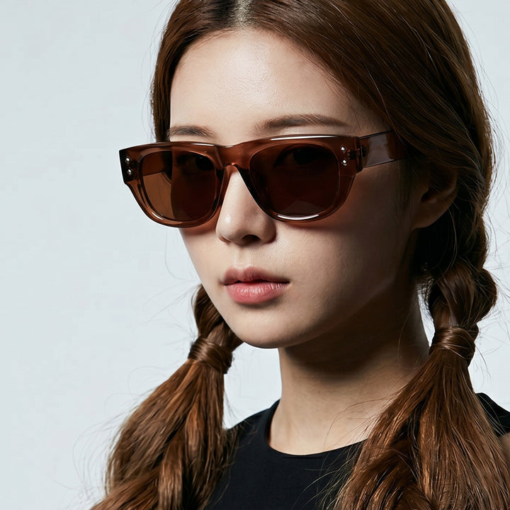 Women's fashionable sunglasses in trendy rectangle design Kalsten