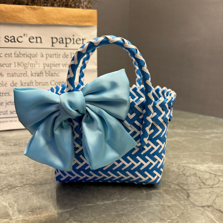Handcrafted basket bag in stylish design Kalsten