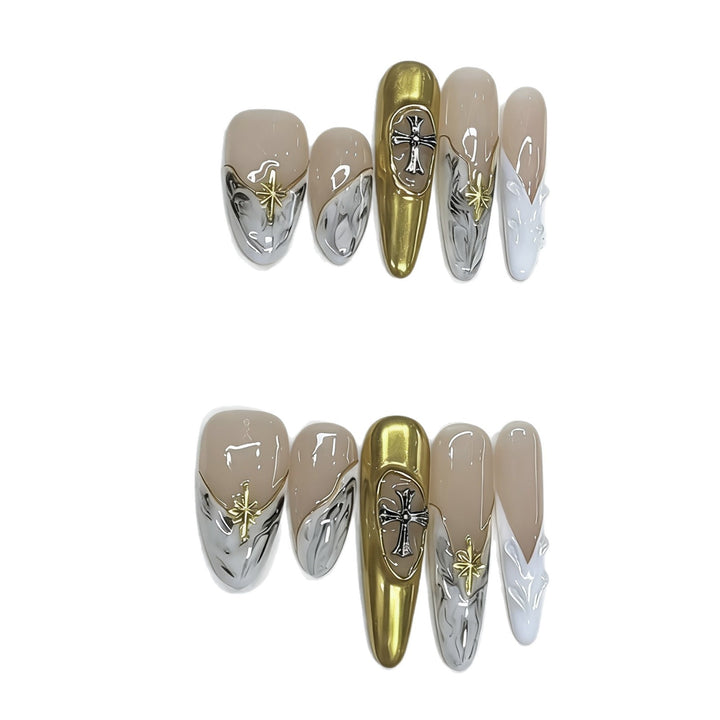 Stylish Artistic Press-On Nail Set Kalsten