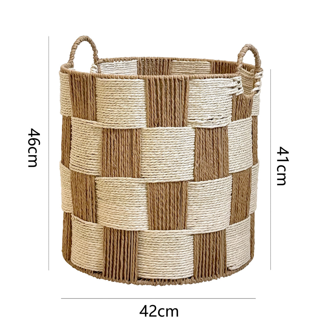 Basket with decorative honeycomb design Kalsten