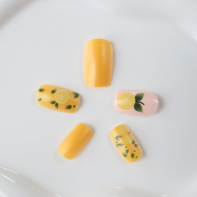 Citrus-Themed Nail Art Enhancements Kalsten