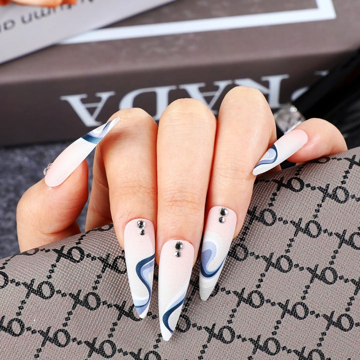 Professional artificial nails with elegant designs Kalsten