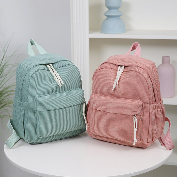 Corduroy Multi-Pocket Backpack Kalsten