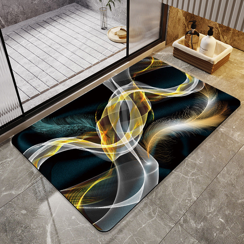 Decorative Non-Slip Bathroom Mat Kalsten