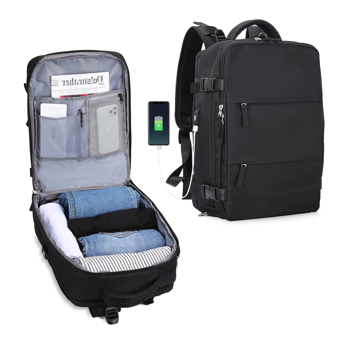 Versatile Travel Backpack with USB Charging Port Kalsten