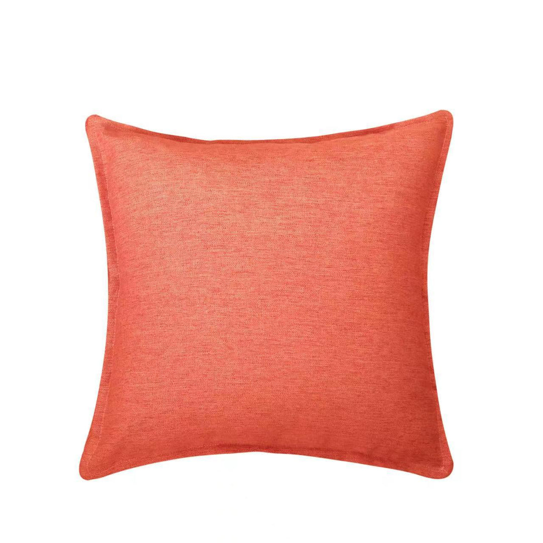 Decorative Linen Throw Pillow Cover with Piped Edge