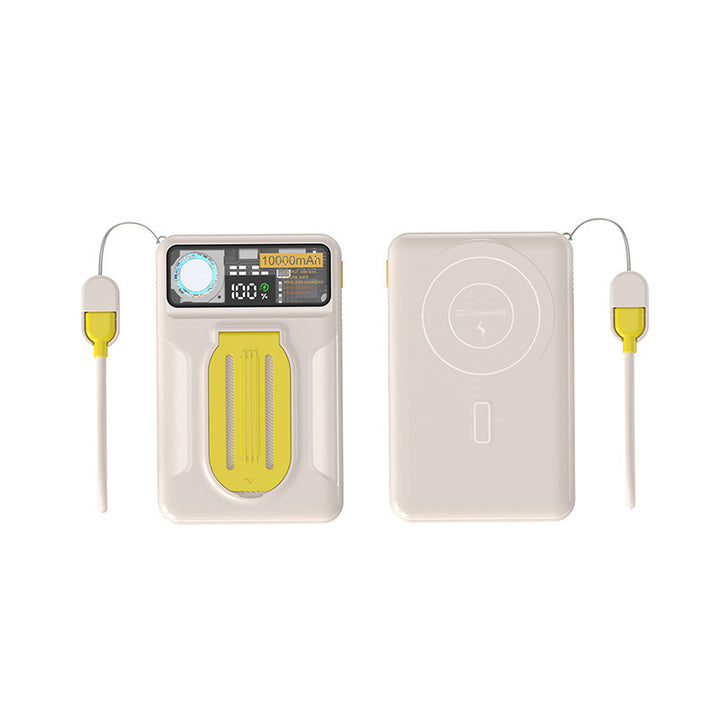 High-performance power bank with smart LED display and multifunctional charging cable Kalsten