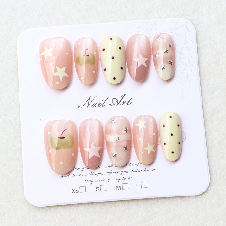 Creative Press-On Nail Art Set