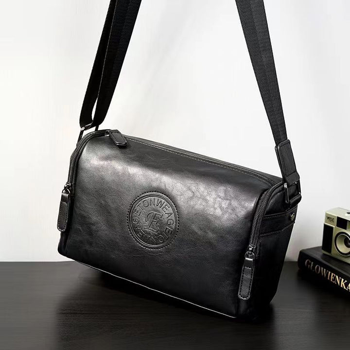 Stylish Leather Messenger Bag