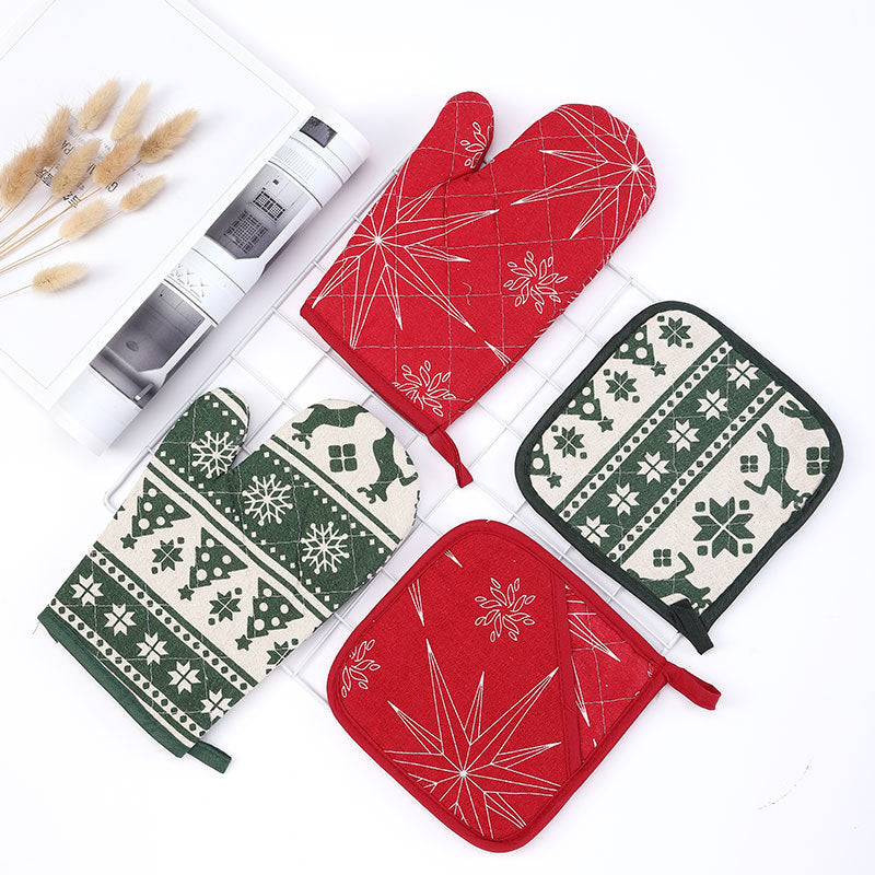 Holiday-Themed Oven Mitts Kalsten
