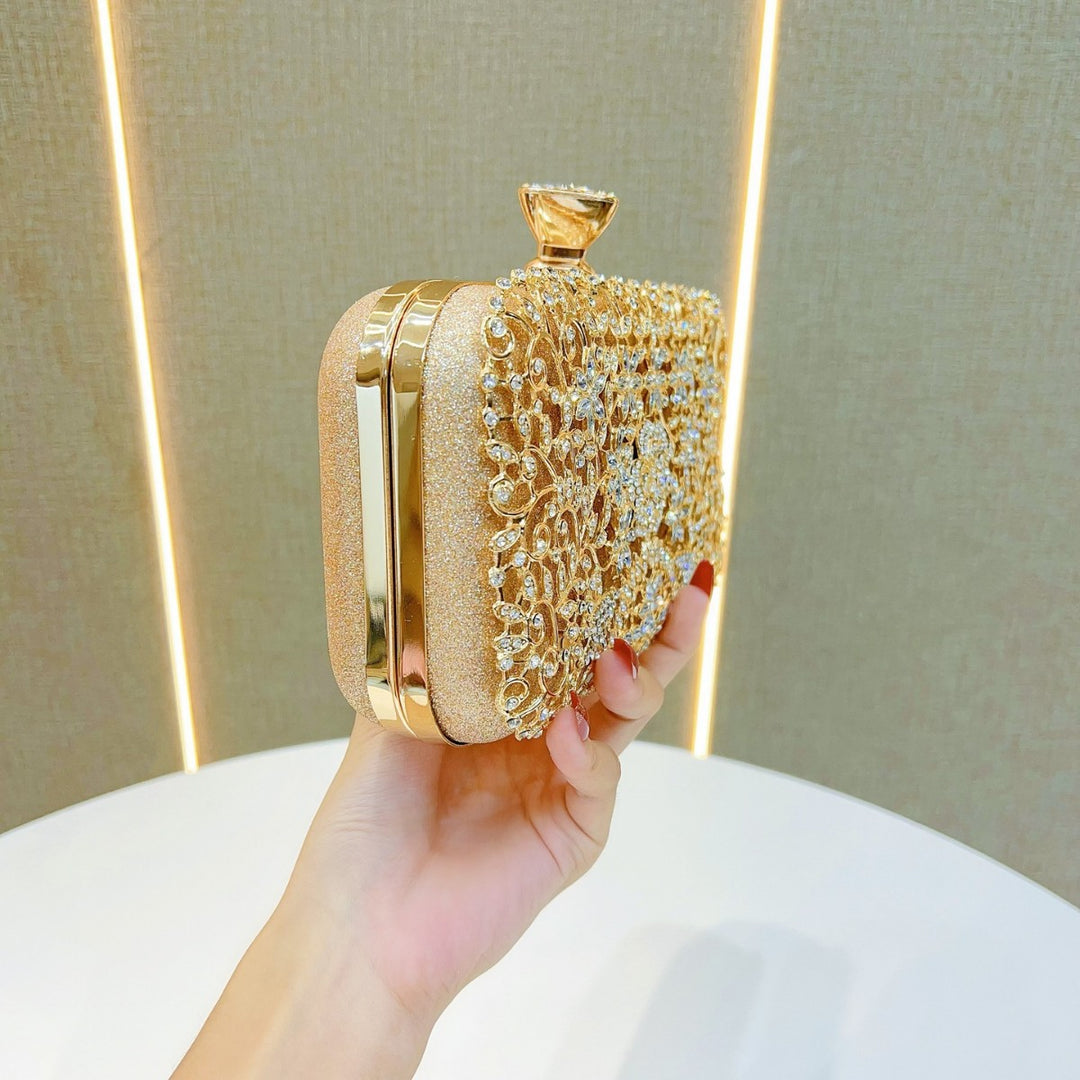 Ornate Embellished Evening Clutch