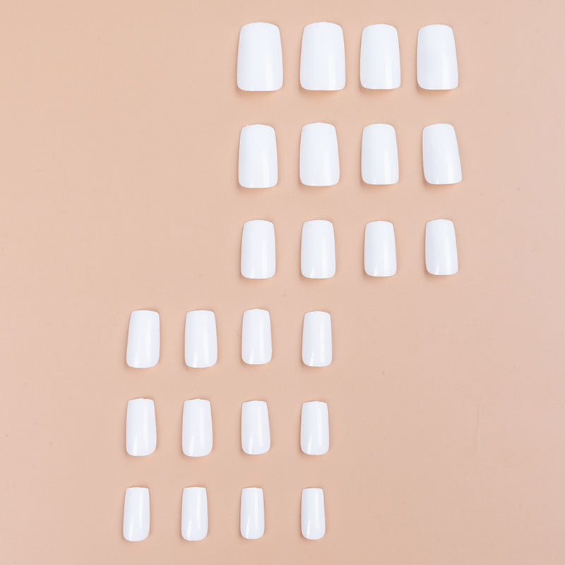 Glossy Elegant Square Press-On Nails