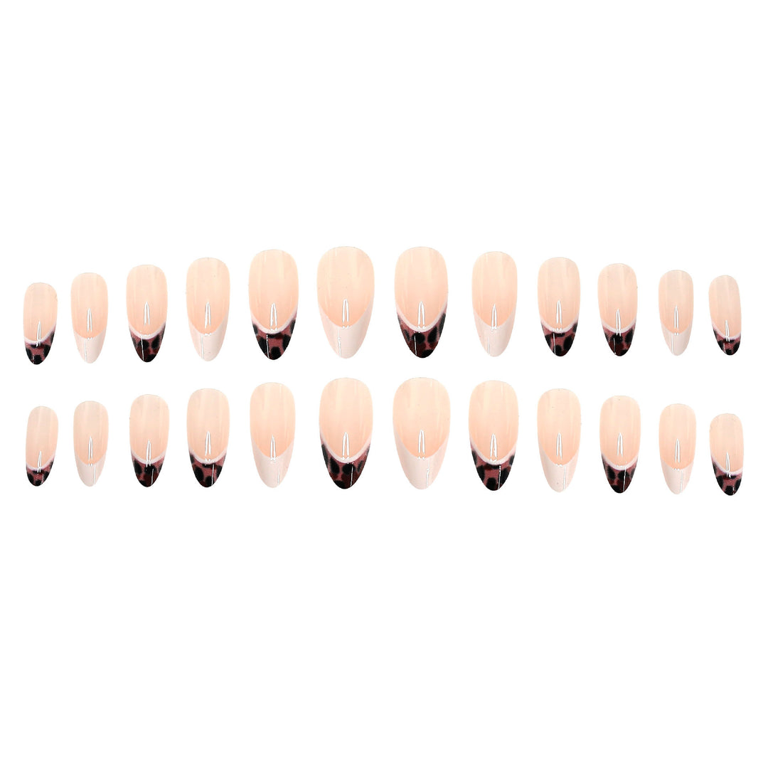 Chic Animal Print Press-On Nail Set