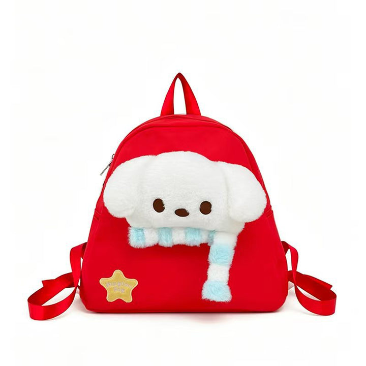 Backpack with Cute Animal Design and Soft Plush Kalsten
