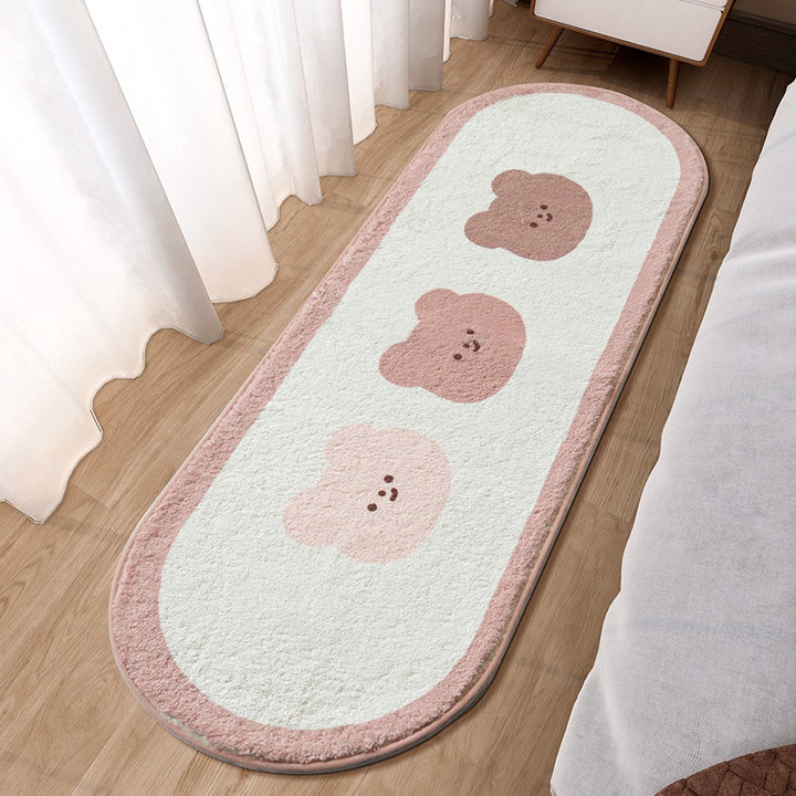 Soft Plush Bunny Themed Area Rug