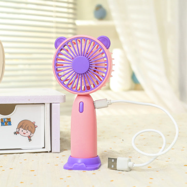 Ladies portable mini handheld fan with cat ears Kalsten