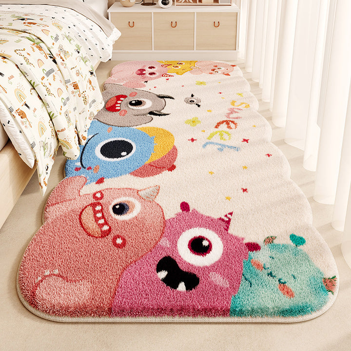 Children's Fun-Themed Plush Area Rug for Home