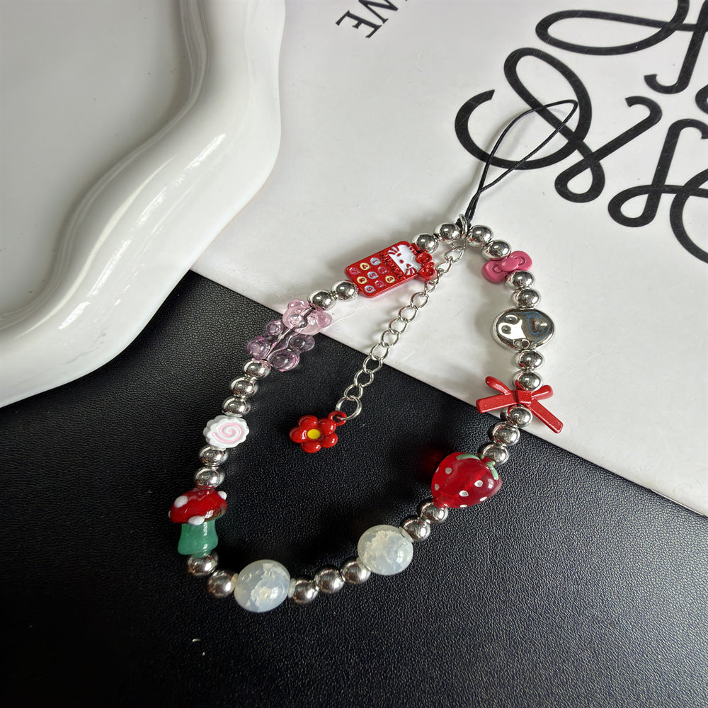 Whimsical Beaded Charm Bracelet Kalsten