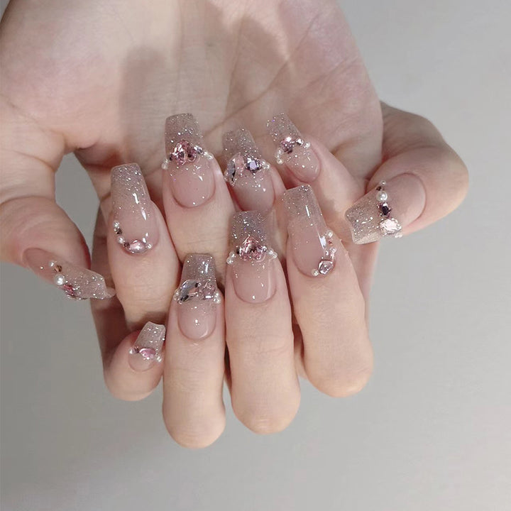 Ombre Press-On Nails with Glossy Finish Kalsten
