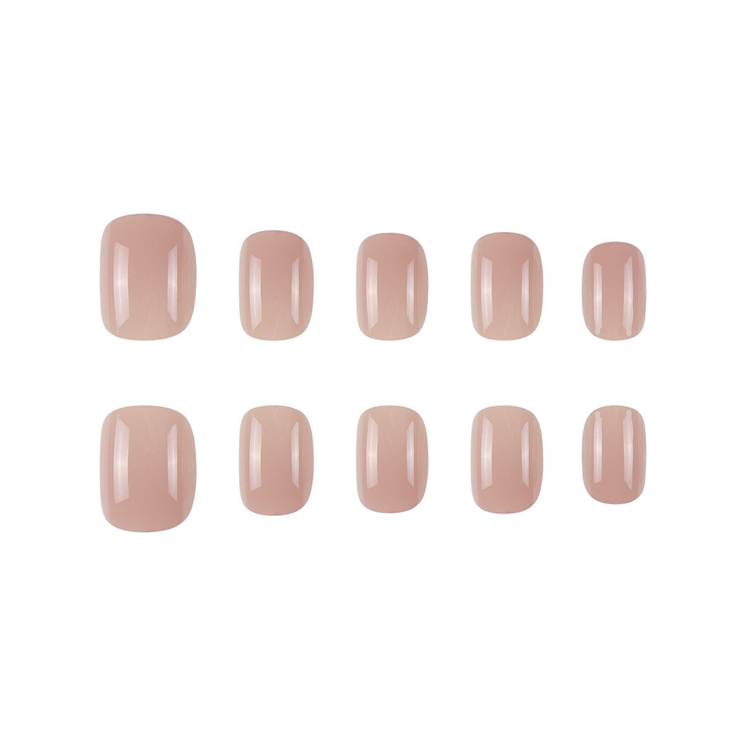 Elegant Glossy Press-On Nail Set Kalsten
