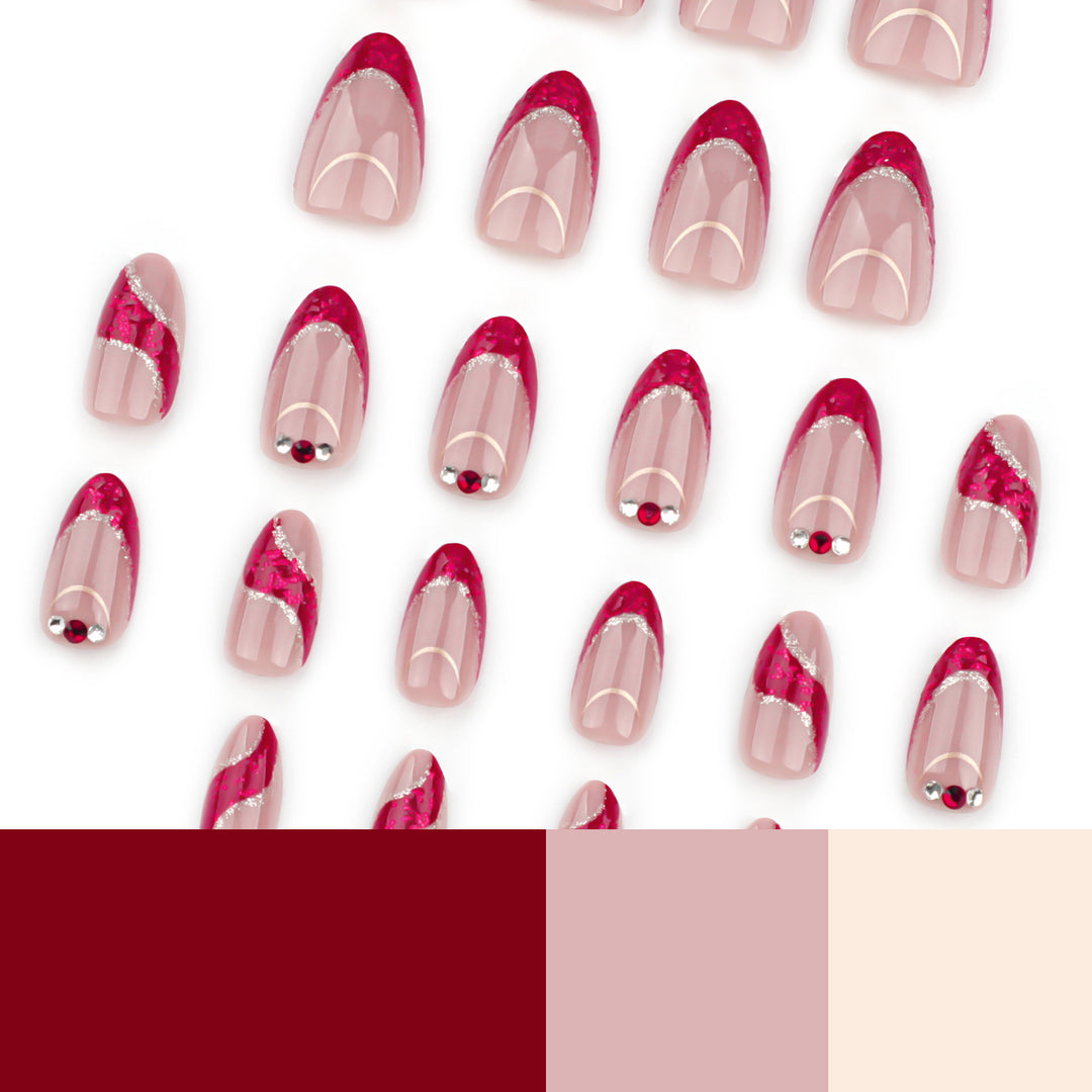 Artful nail designs with sparkling accents and ombré effects Kalsten